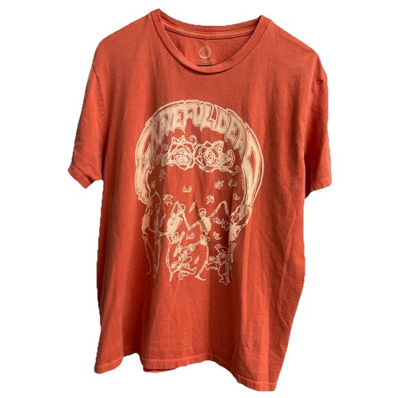 Grateful Dead Other - 2024 Grateful Dead M/L Coral Dancing Skeleton & Rose Design